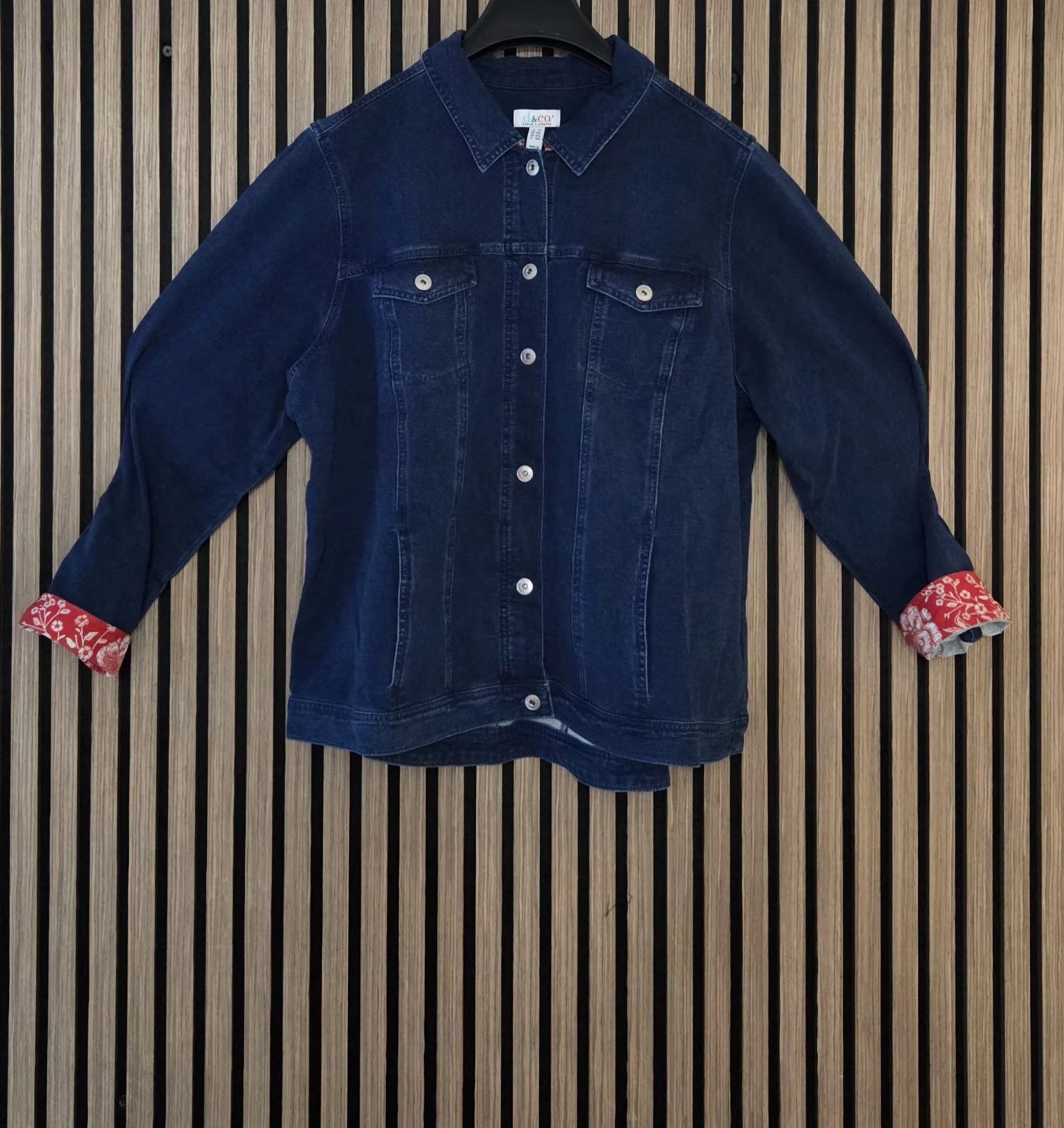 D&Co. Blue Denim Jacket Size UK 3XL BNWT [N99]