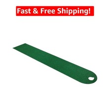 Compact 18-Inch x 8-Feet Putting Mat with Plastic Cup - Ideal for Home Use
