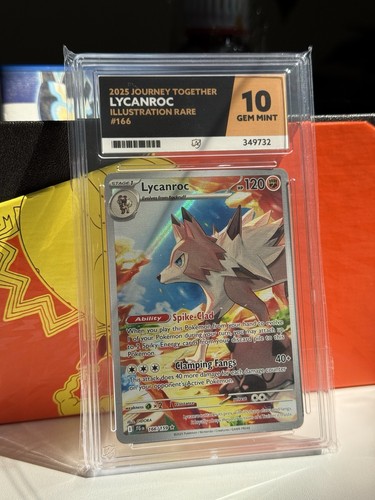 Lycanroc graded ACE 10 for sale on eBay