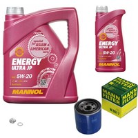 Mann Inspektionspaket 6L Mannol Energy 5W-20 FüR Hyundai IX20 1.4 1.6 I30