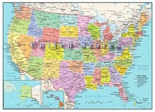 USA Map Puzzle 1000 Piece Jigsaw 