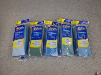 5x Quickie Clean Squeeze Type H Sponge Mop Refill Head #047 Microban Blue