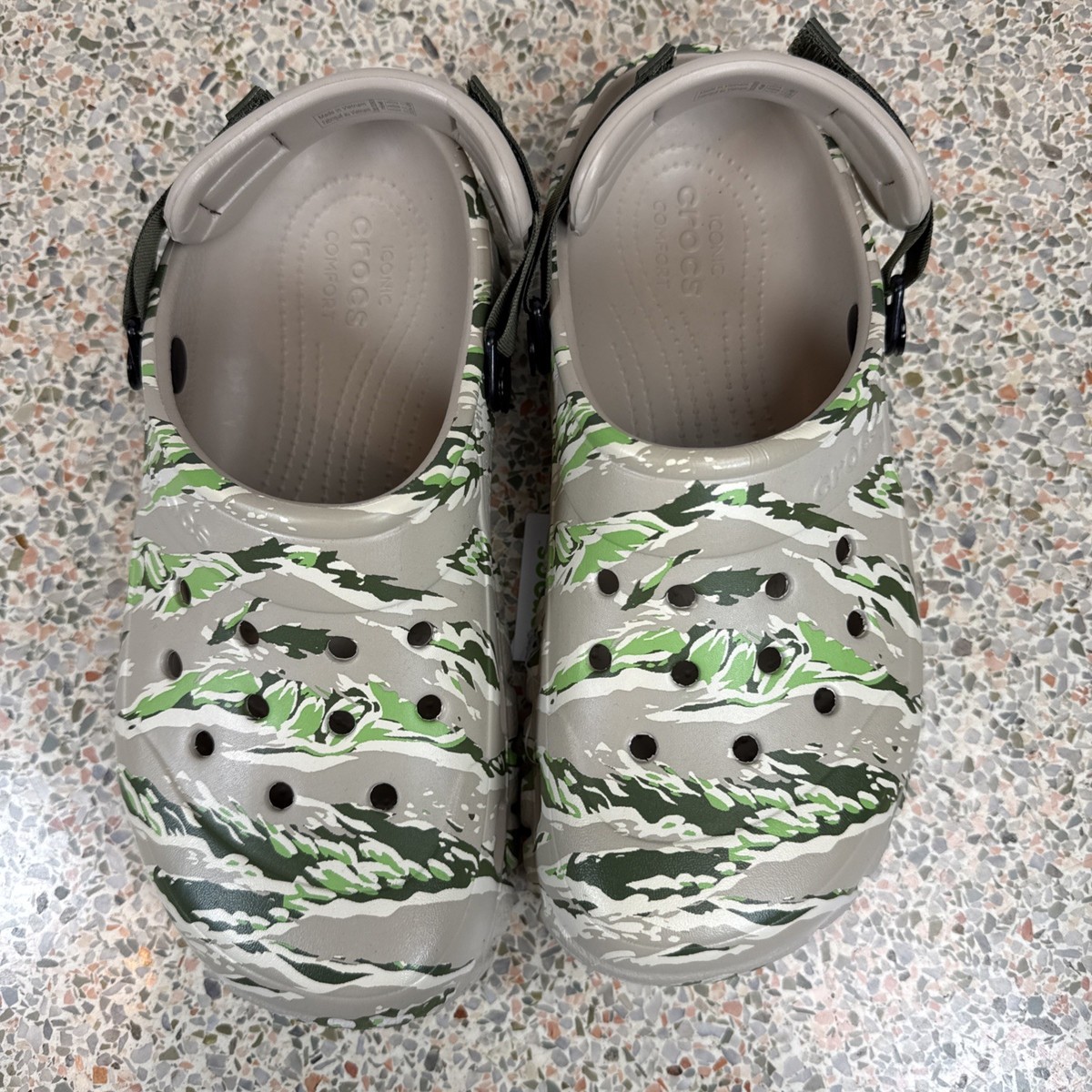 Crocs Offroad Sport Camo Clogs M 6/W 8 Cobblestone | eBay