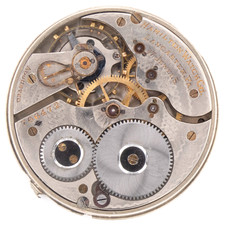 Hamilton Grade 974 Model 1 16-Size 17-Jewel Antique Pocket Watch Movement, Runs