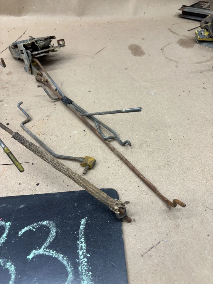 1978 1979 FORD BRONCO F150 F250 F350 DOOR LATCH LATCHES W/ROD RODS LINKAGE OEM - Image 2 of 4