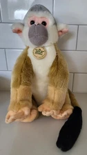 Wild Republic Squirrel Monkey Plush Stuffed Animal  11” Realistic