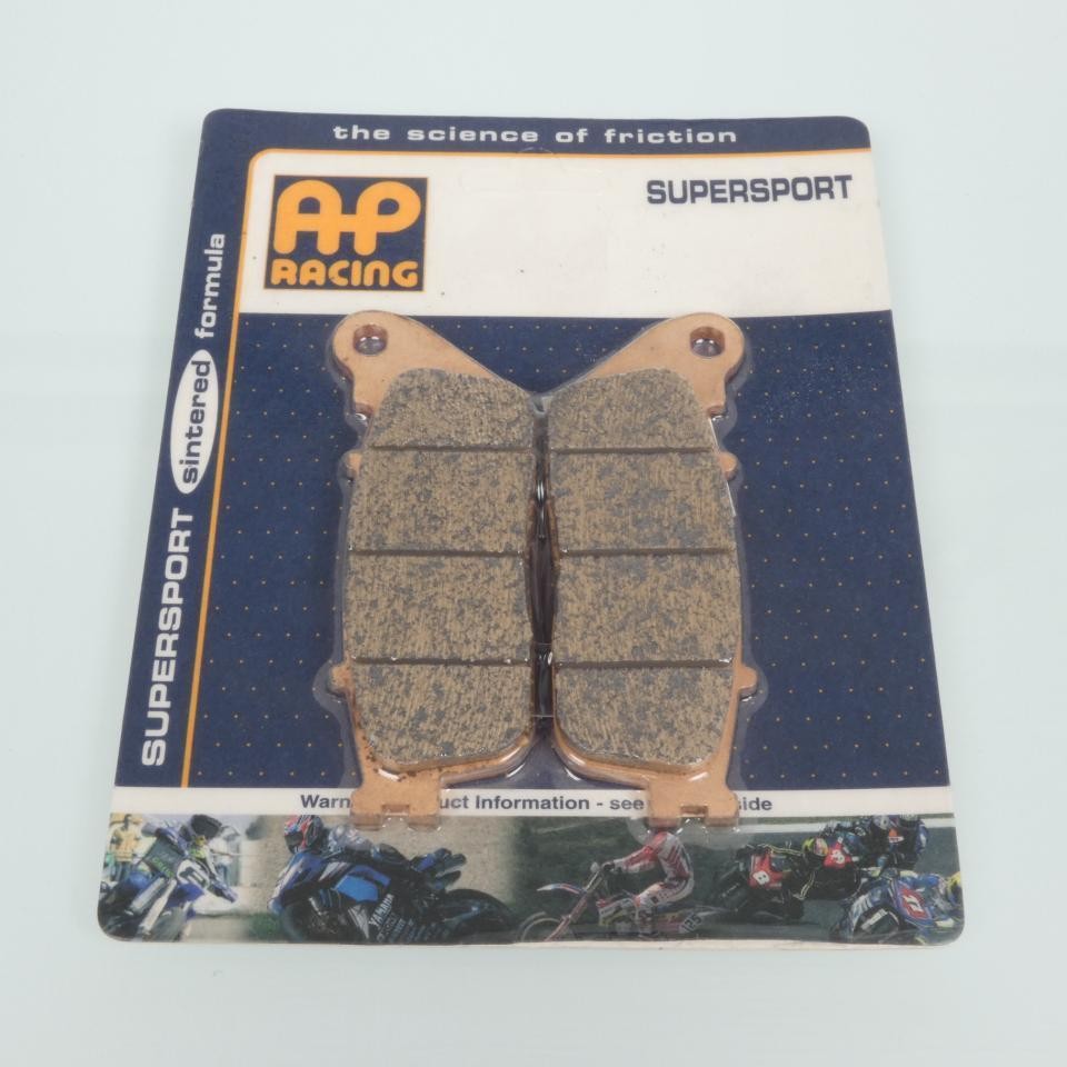 Plaquette de frein AP Racing en métal fritté améliorant le freinage arrière de la Honda VFR 800