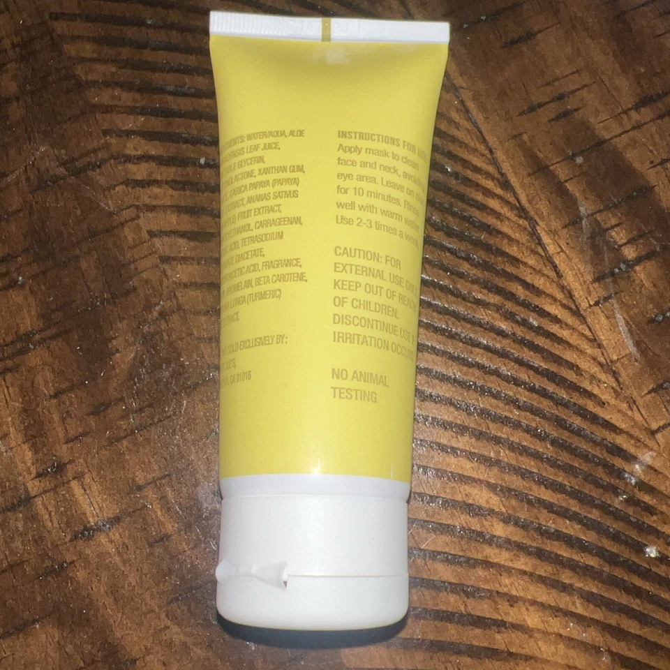 TRADER JOES Pineapple Papaya Enzyme Mask 2oz. Sealed - Image 2 of 2