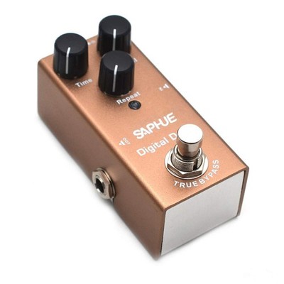 SAPHUE Digital Delay Guitar Effects Pedal Effect Pedals Brown