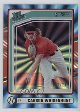 2024 Donruss Rated Prospects Carolina Blue Laser /249 Carson Whisenhunt #155 rs2