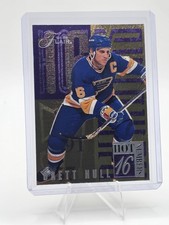 1994-95 Flair Hot Numbers Brett Hull #4 HOF - St. Louis Blues