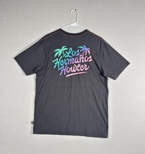 Howler Bros T Shirt Large Hermanos Neon Palm Logo Short Sleeve