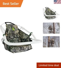 Comfortable Tree Stand Chair with Padded Sides and Built-in Hand Warmer Pockets