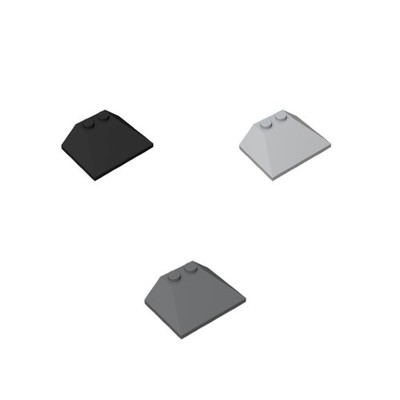 20x 4861 Roof Tile 3x4,25°/45° 100% Compatible Bricks, Pieces & Parts
