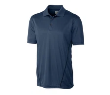CLIQUE BY CUTTER & BUCK Ice Sport Blue Performance S/S Polo Shirt SZ: 4XL 4X