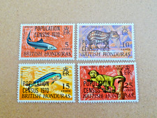 British Honduras 1970 Wildlife-Postage Stamps of 1968 Overprinted