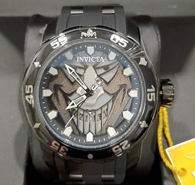 Invicta DC Comics Joker Limited Edition Triple Black Model No 35612