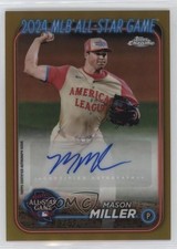 2024 Topps Chrome Update All-Star Game Gold Refractor /50 Mason Miller Auto