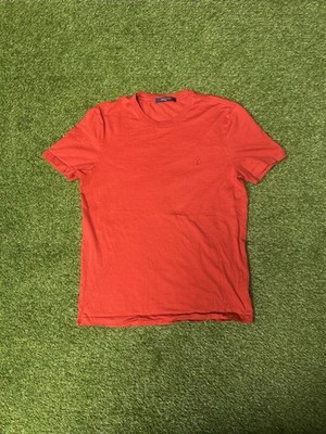 LV Louis Vuitton Classic T-Shirt Red Size M Authentic