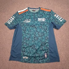 Team Vortex 888 Racing Shirt mens XLARGE Green Supercars Craig Lowndes Size XL