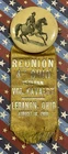 Very RARE 4th Ohio Vol. Cavalry Civil War Reunion Badge/Button/Medal Lebanon OH