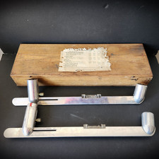 Vintage SNAP-ON TOOLS ? Ride Height / Torsion Bar Setting Gauge Set w/ Wood Box