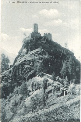 Valle d'Aosta - Brusson - Chateau de Graines - fp nv