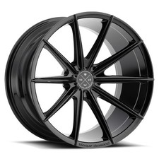 19 Blaque Diamond Bd11 Black Concave Wheels Rims Fits Ford Mustang