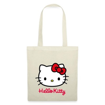 Hello Kitty Klassisch Mit Schriftzug Stoffbeutel