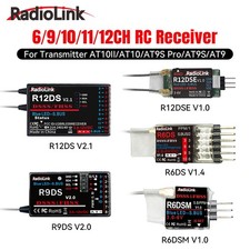 RadioLink RC Receiver R12DS R12DSE R9DS 2.4G for RC Transmitter AT10II/AT10/AT9