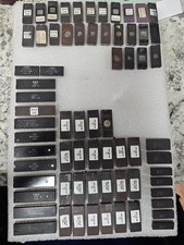 Lot Retro Vintage EPROM IC CPU  Ceramic  Windowed Chips Gold Intel MOS TMS 