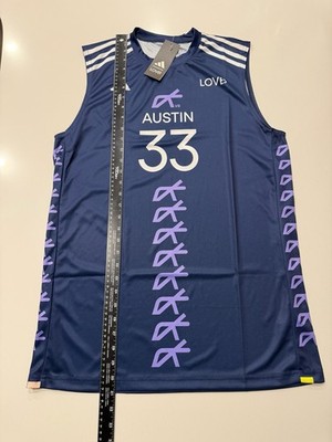 Adidas LOVB Austin Logan Eggleston #33 Volleyball Jersey Navy