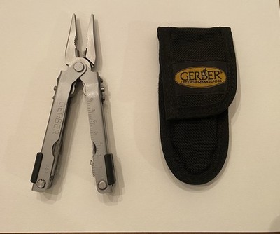 VINTAGE Gerber USA MP600 RemGrit Multi-Tool Stainless with Sheath EXC COND