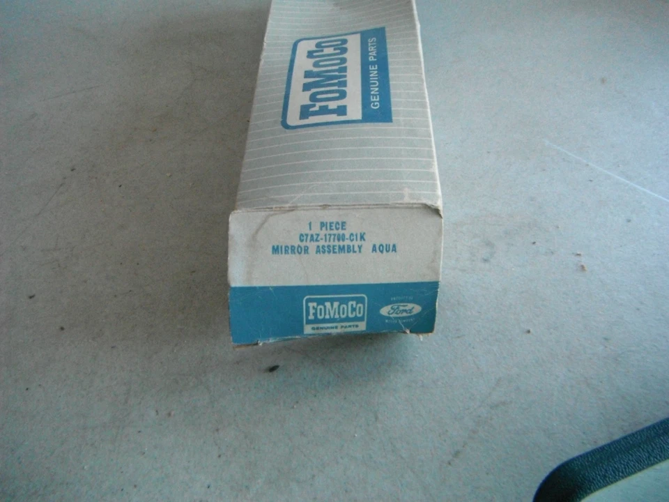 LATE 1967 FORD MUSTANG SHELBY MERCURY COUGAR BLUE TWIST STYLE REAR VIEW MIRROR — 第 2/4 张图片