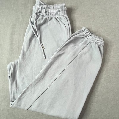 H&M Men's Small Light Gray Jogger Sweatpants Elastic Waist Cuffed