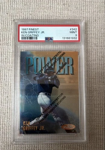 1997 Topps Finest - Rare - Gold Ken Griffey Jr #342