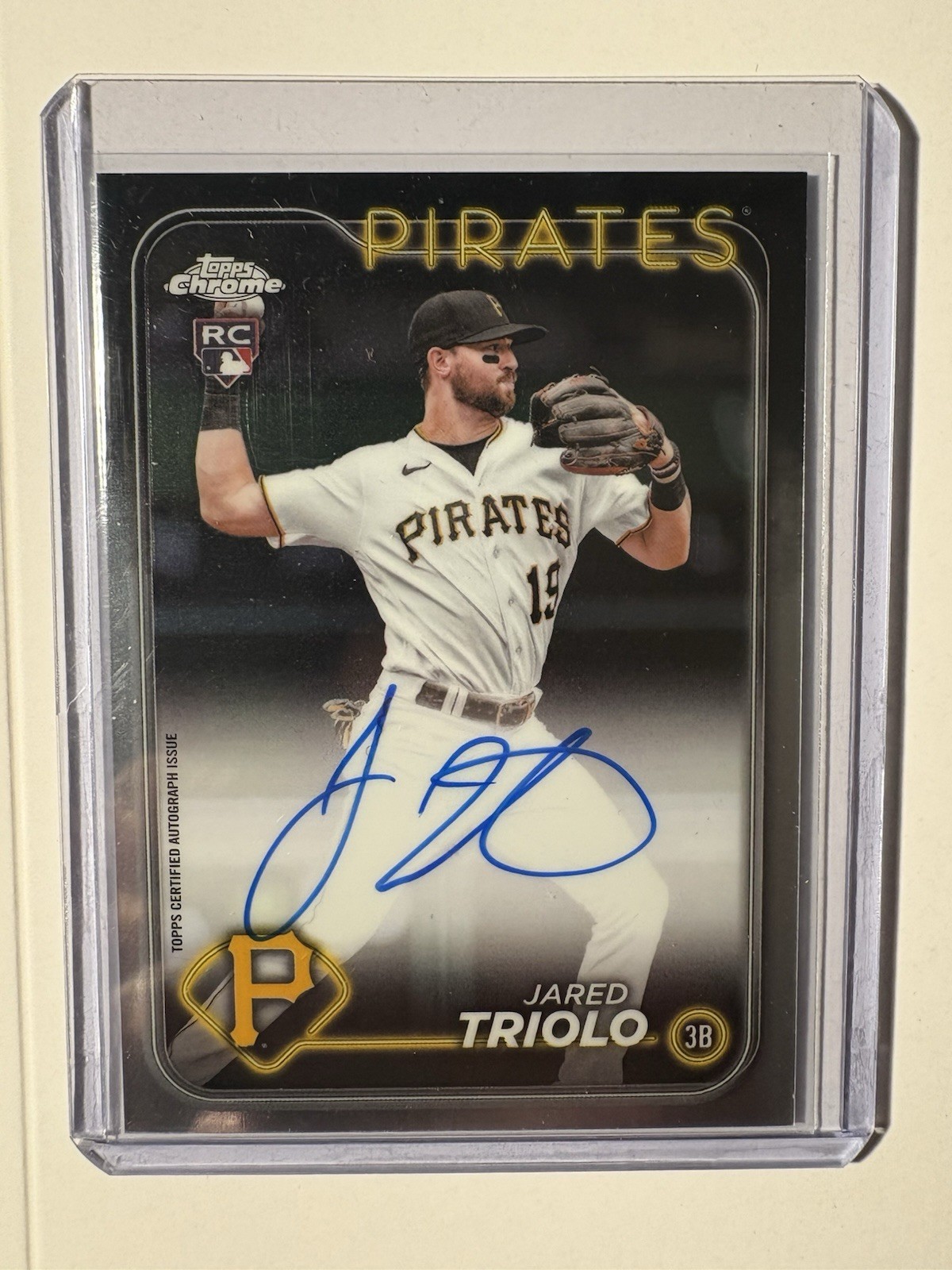 2024 Topps Chrome - Rookie Autographs Jared Triolo #RA-JTR (AU, RC)