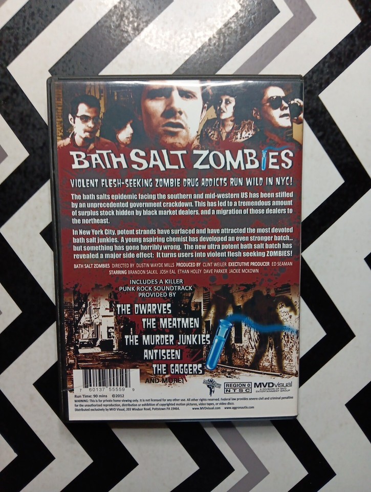 Bath Salt Zombies (DVD) Josh Eal Ethan Holey Josh McKown Dave Parker