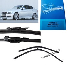 Para BMW Serie 3 E90 61 91 92 2xTop Parabrisas Delantero Limpiaparabrisas Plano 24"+19"