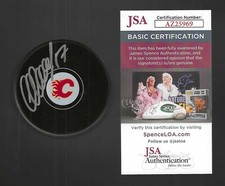 Yegor Sharangovich Signed Calgary Flames Puck JSA COA