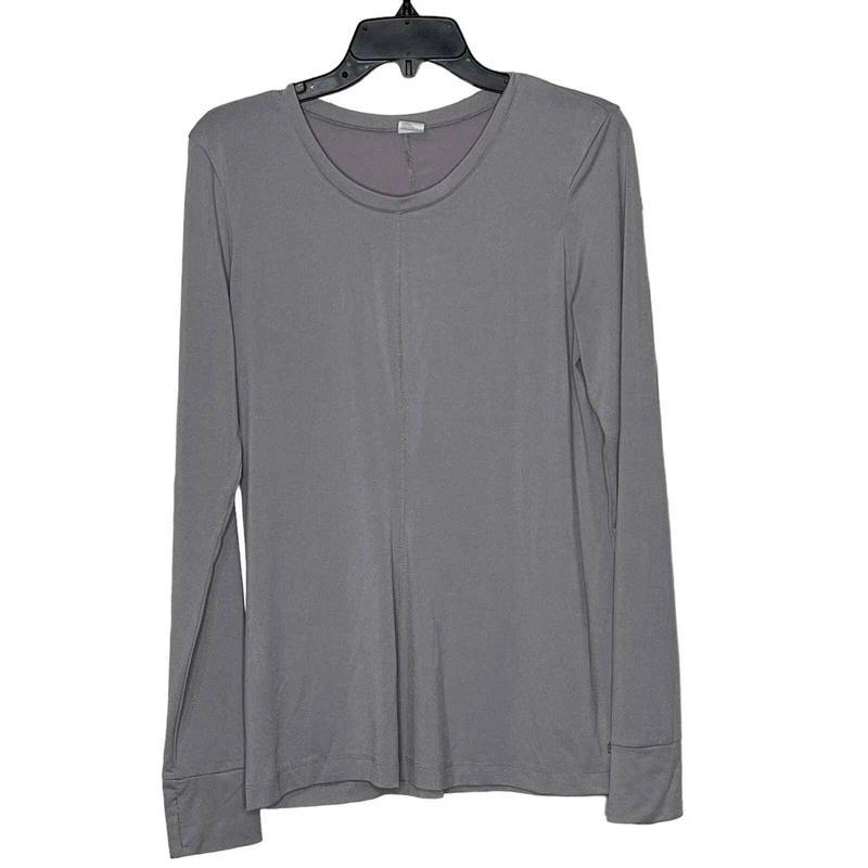 fabletics long sleeve stretch fabric athleisure shirt