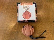 Longaberger Pumpkin Tie On FREE SHIPPING