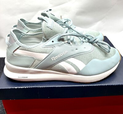 Reebok Spark Run Women s 9.5 Sea Grey/Chalk Green Running Shoes GY8873