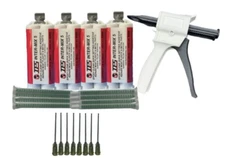 IES 8485 EPOXY-CLEAR INTERMIX-5, 50 ML CARTRIDGE (4/PK) INCLUDES 96204 DUAL GUN