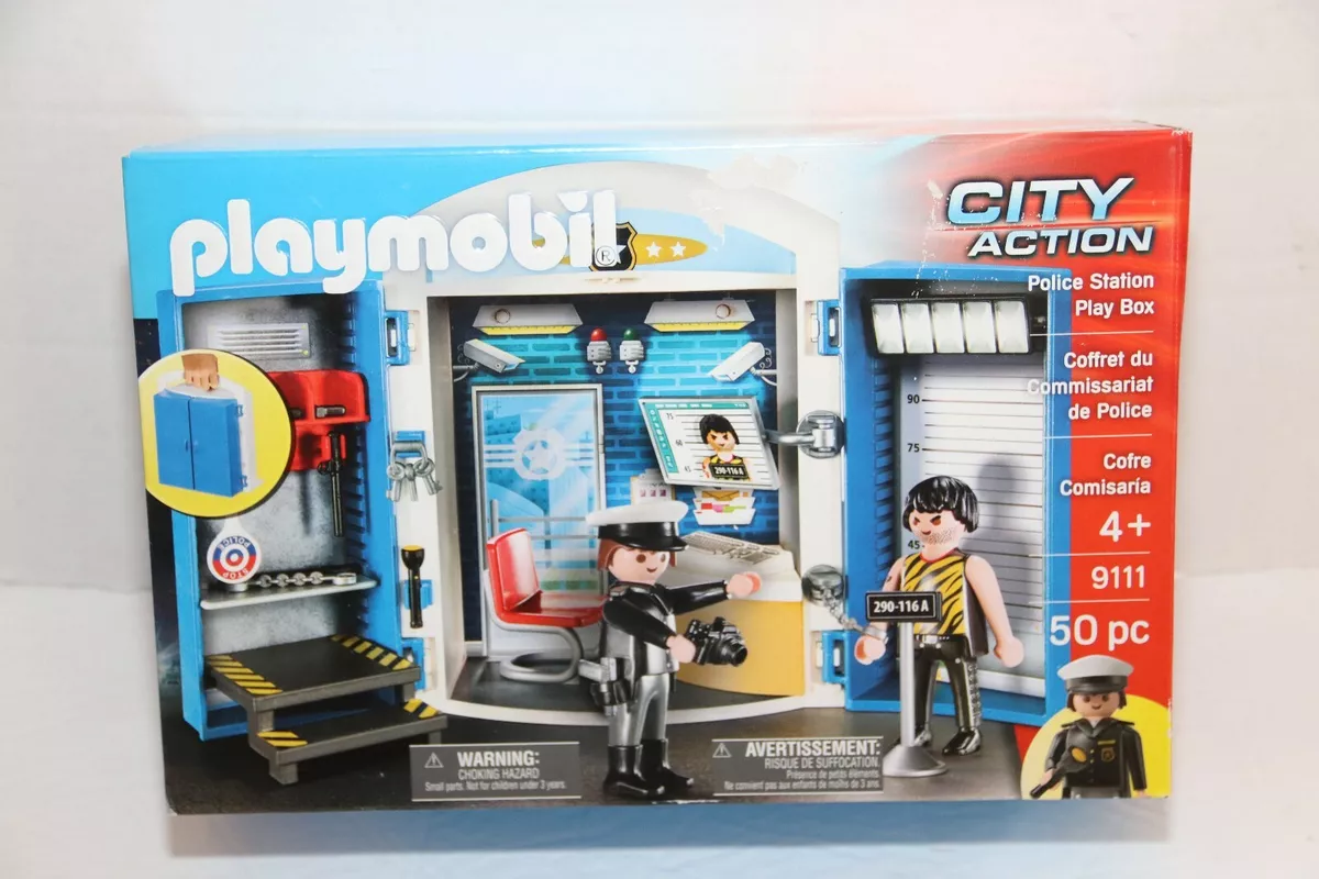 Playmobil City Action Police Station Play Box 9111