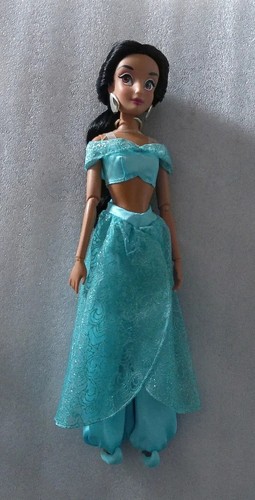 Disney Jasmine & Aladdin Porcelain/Plastic/Plush Dolls + Tuffet Stool Music Lot - Picture 13 of 24