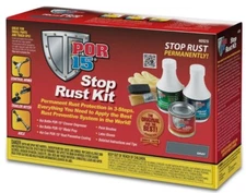 POR-15 Stop Rust Kit Gray. 3 Step Permanent Rust Protection 40929