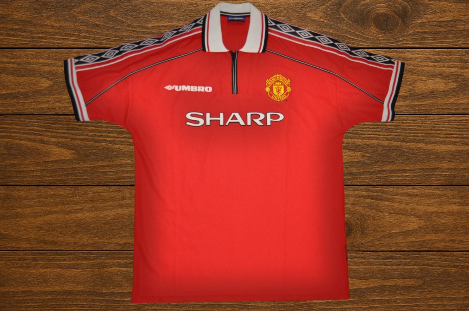 Vintage Manchester United 1998 2000 Home Football Shirt Jersey Umbro Mens Size X