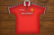Vintage Manchester United 1998 2000 Home Football Shirt Jersey Umbro Mens Size X