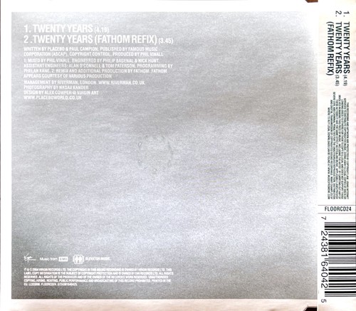 Placebo Maxi CD Twenty Years - Picture 2 of 3